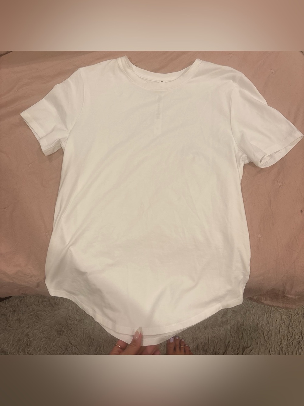 lululemon athletica White Short Sleeve Crew Tee
